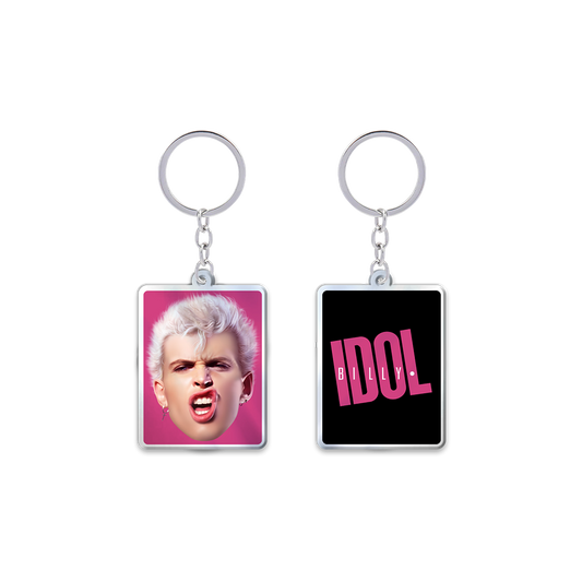 Smirk Face Keychain