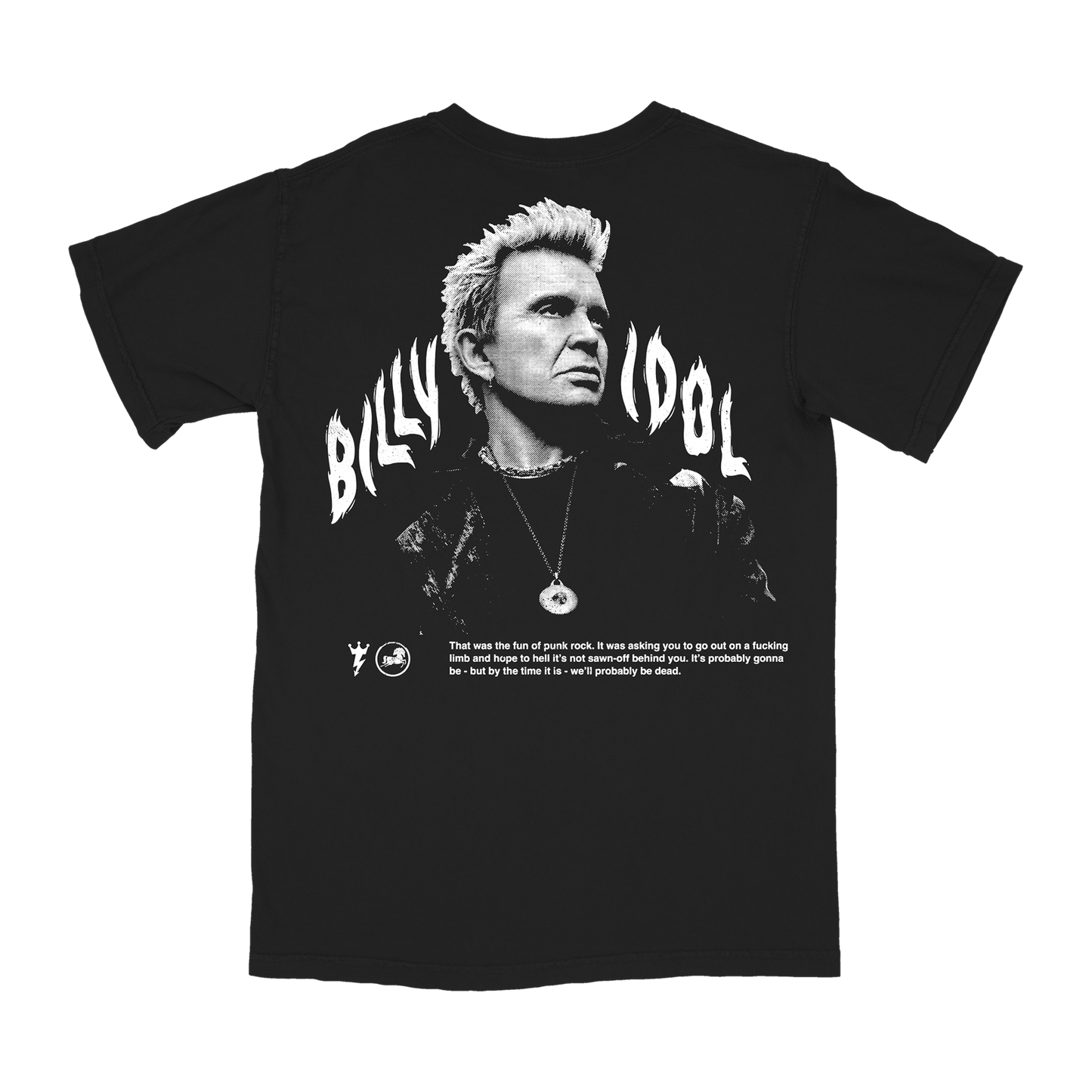 Flames Punk Quote T-Shirt