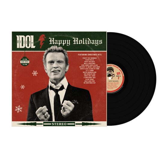 Billy Idol 'Happy Holidays' Standard Black Vinyl