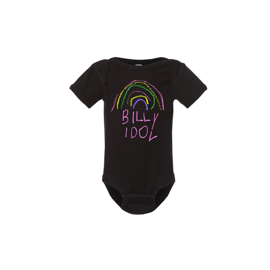 Black Rainbow Logo Onesie
