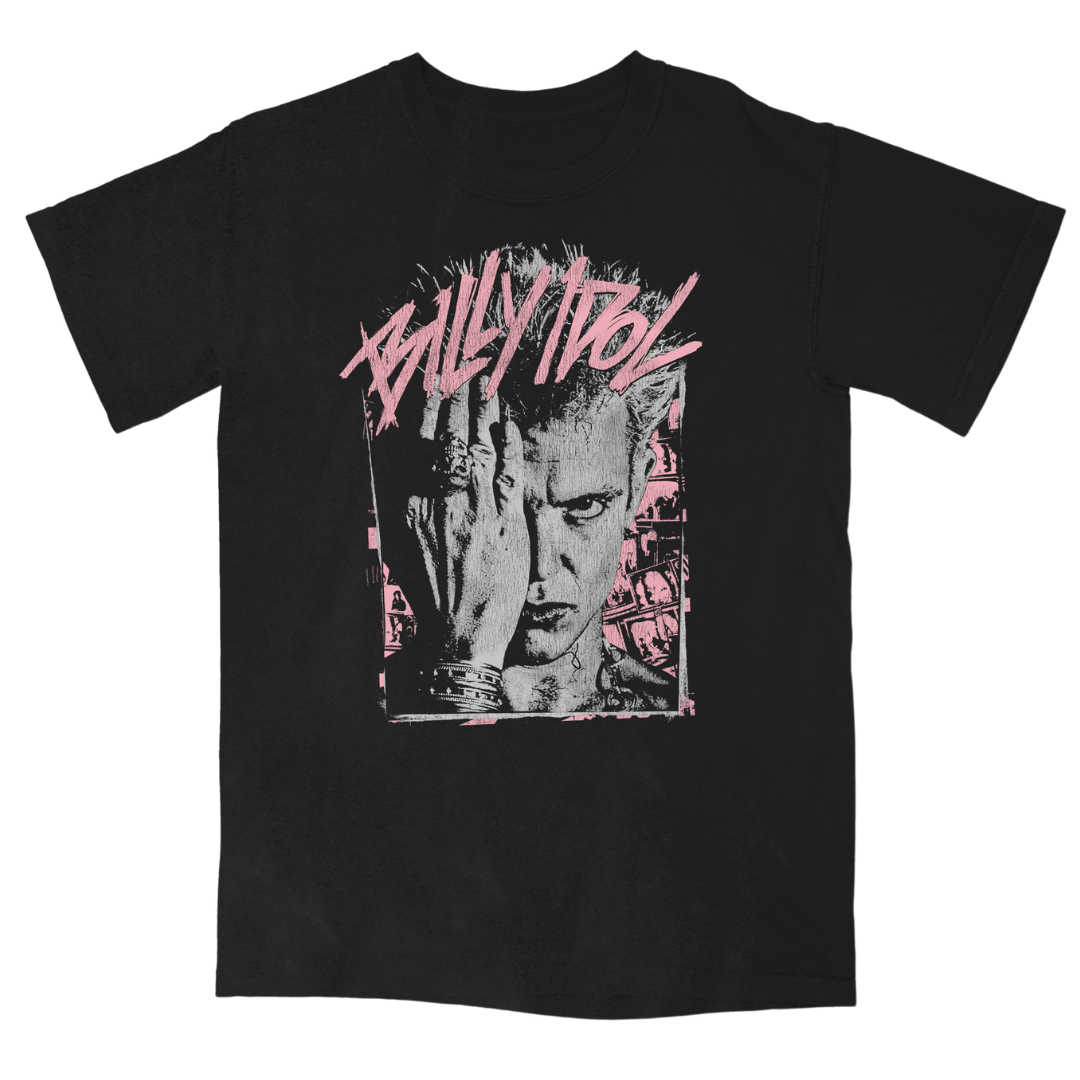 Billy Idol Pink Scratch 2026 Tour T-Shirt - T-Shirt