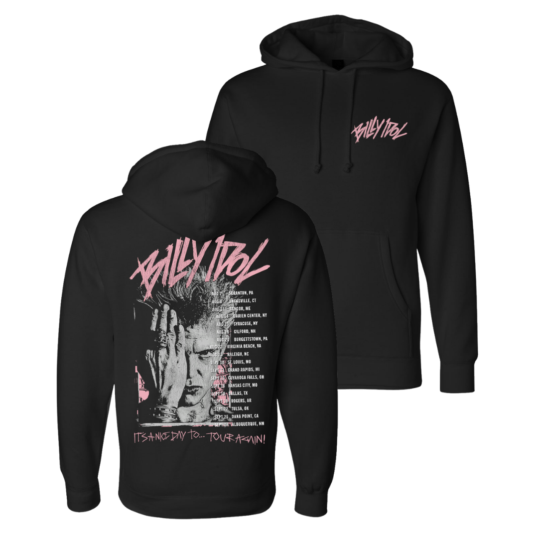 Billy Idol Pink Scratch 2026 Tour Hoodie - Hoodie