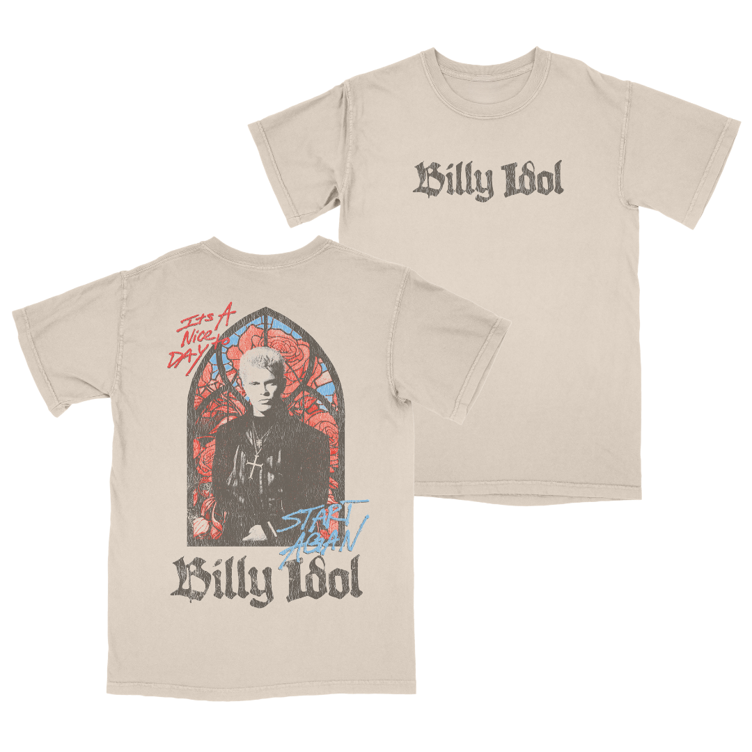 Billy Stain Glass Natural T-Shirt - T-Shirt