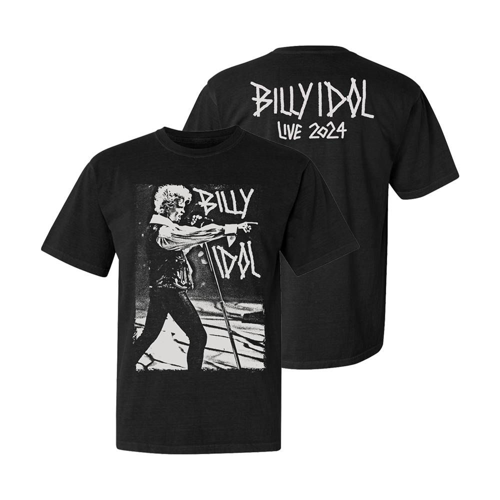 Billy Idol - Pointing Billy Tour 2024 T-Shirt