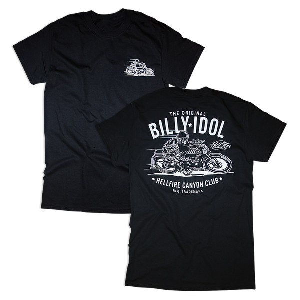 Billy Idol - The Original Hellfire Canyon Club T-Shirt