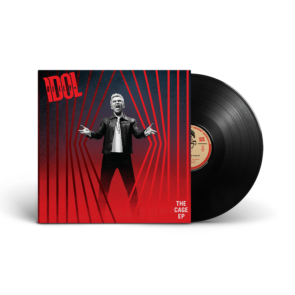 Billy Idol The Cage EP Standard Black Vinyl Billy idol the cage ep standard black vinyl